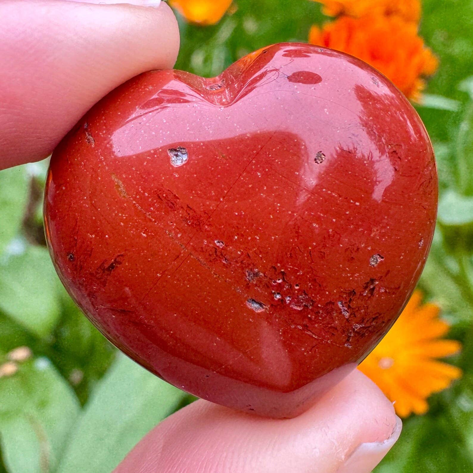 Elf Kendal Hippies - Vendita all'ingrosso Pietra/cristallo spirituale - Cuore di cristallo 30mm cuore di pietra preziosa cuori di pietra mista di Elf15