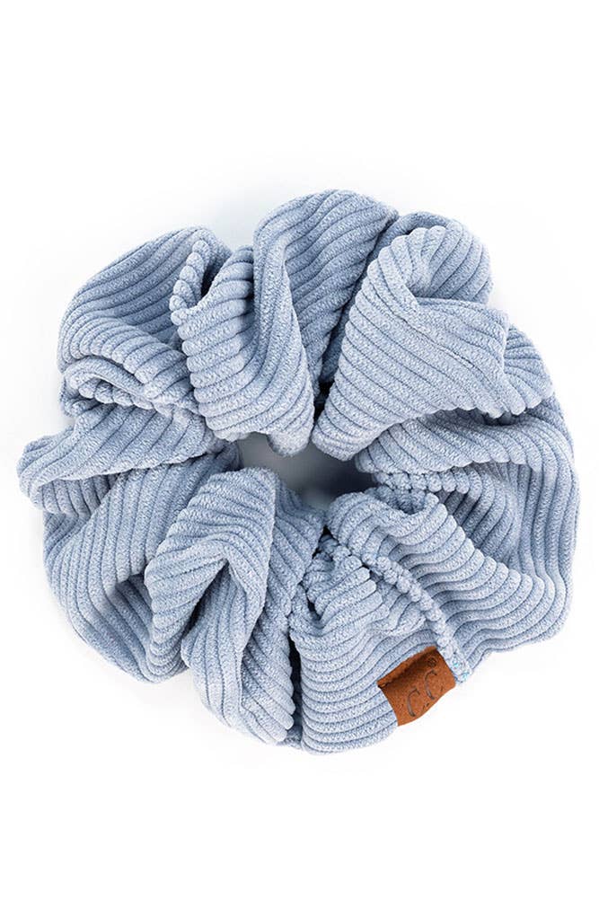 Hana - Wholesale Scrunchie - Women's - C.C Corduroy Solid Color Soft Scrunchies9