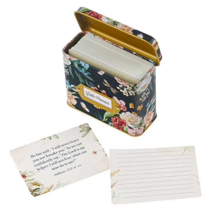 Christian Art Gifts - Wholesale Book - Adult - Cards In Tin Bible Promises
