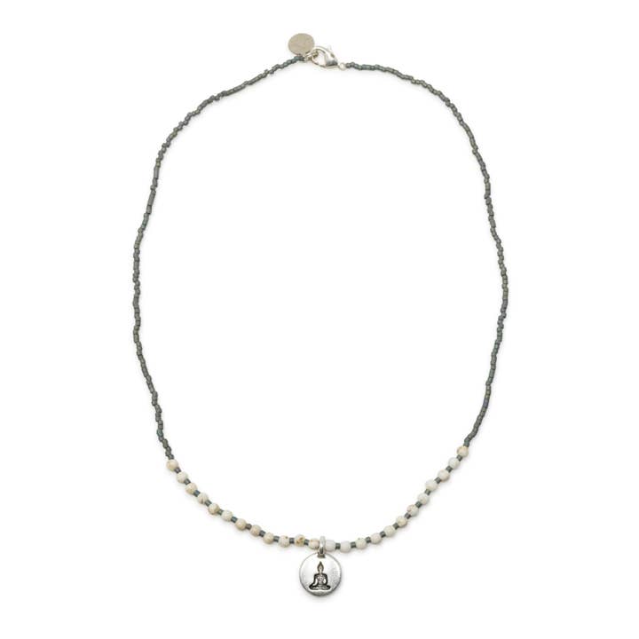 Nica Life - Wholesale Pendant/Charm Necklace - Zen Necklaces w/ Silver Yoga Charms