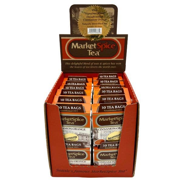 Pop-Up Display MarketSpice DECAF 24 Packets of 10TB for wholesale by MARKETSPICE