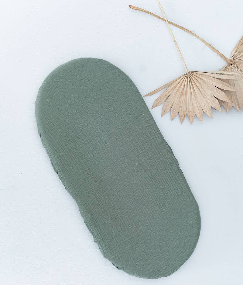 Manufacture des bébés français - Wholesale Bassinet - Baby - Madeleine floral green bassinet9