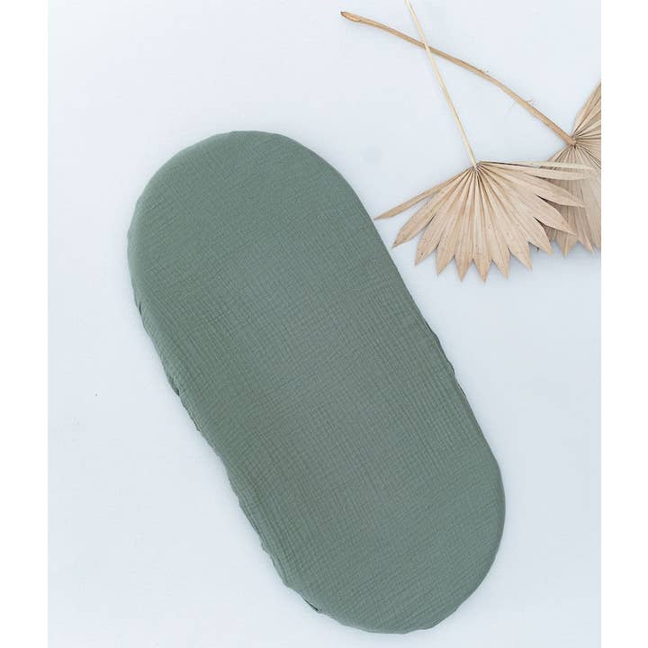 Manufacture des bébés français - Wholesale Bassinet - Baby - Madeleine floral green bassinet9