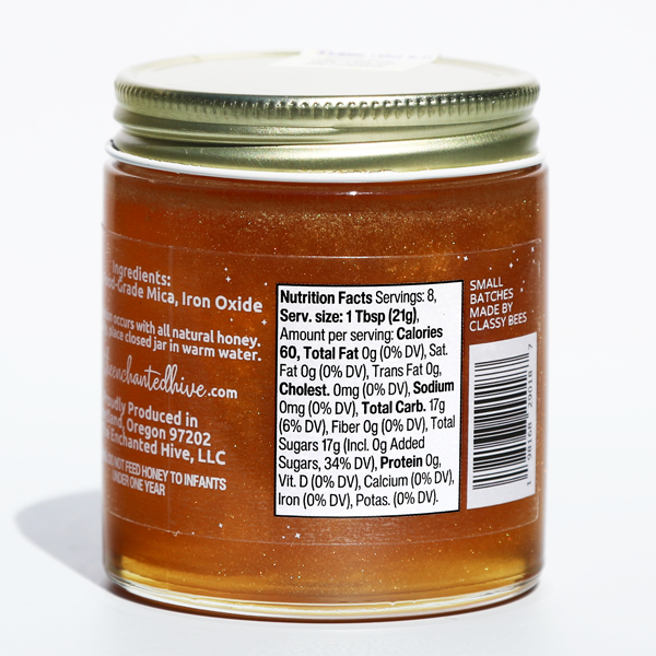 The Enchanted Hive - Wholesale Honey - Sparkle & Honey Original Gold 5.5oz1