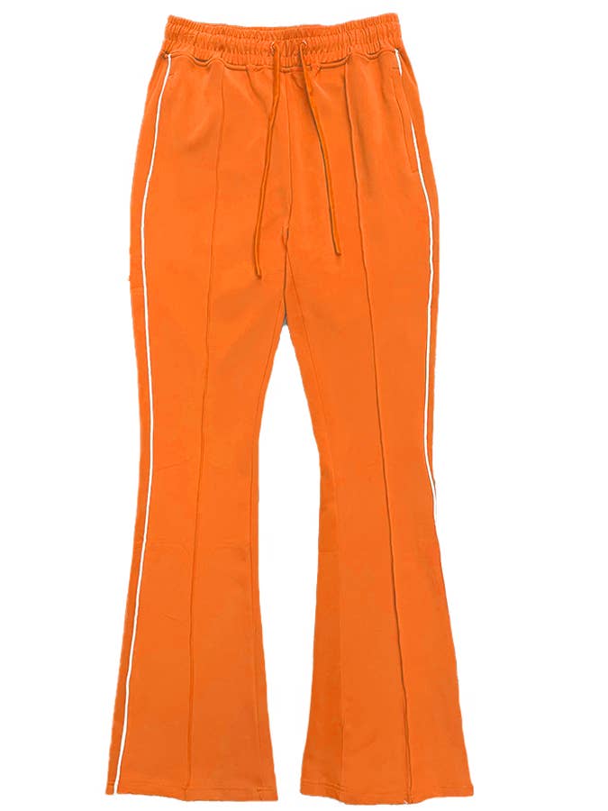 Mens Stacked Flare Track PANTS for wholesale by WEIV