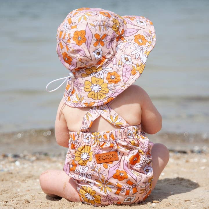 Acorn Kids - Vente Chapeau de soleil – enfant - Chapeau de soleil Betty Wide Brim pour bébé