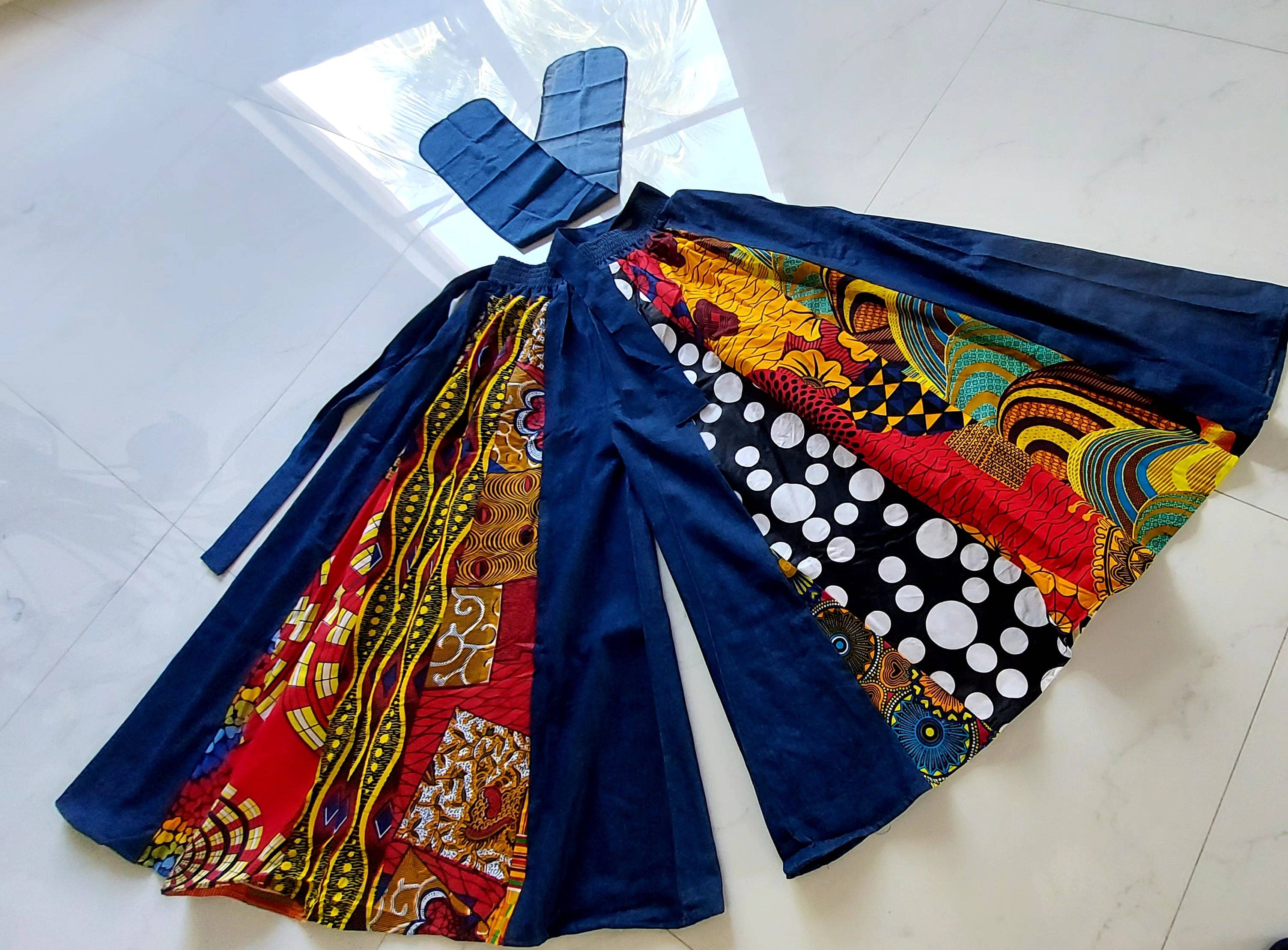 India Batik – Calças - Mulher por atacado – 702- Calça Palazzo Mulher - Gango/Multi-Estampas6