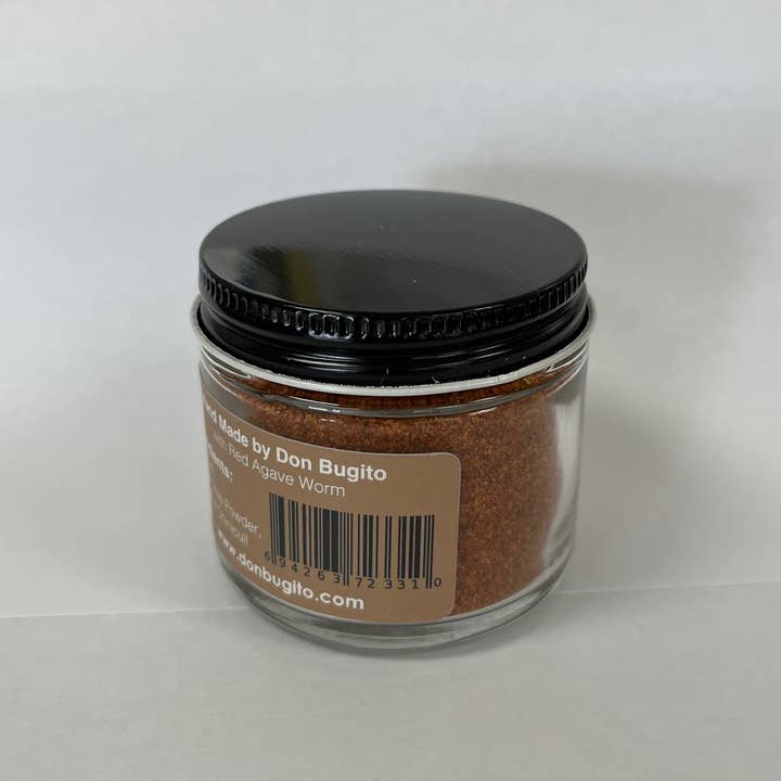Don Bugito Prehispanic Snackeria - Wholesale Salt - Sal De Gusano / Chinicuil Salt / Mezcal Salt Glass Jar 2oz1