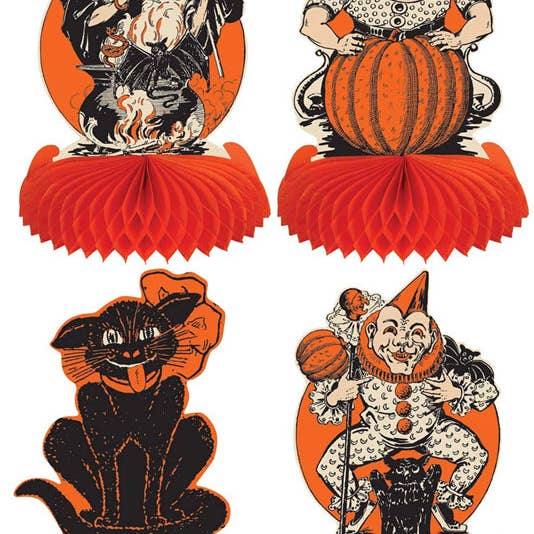 Caufield's Novelty - Wholesale Decorative Tabletop Object - Halloween Tissue Centerpieces - Vintage Beistle0