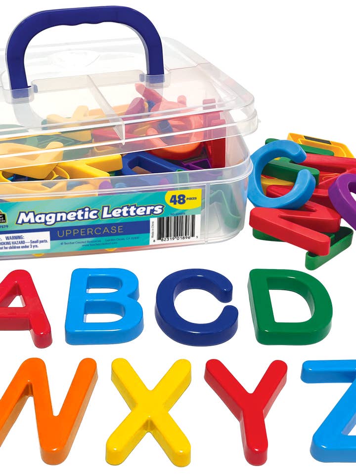 Lettere magnetiche - maiuscole per la vendita all'ingrosso da parte di Teacher Created Resources