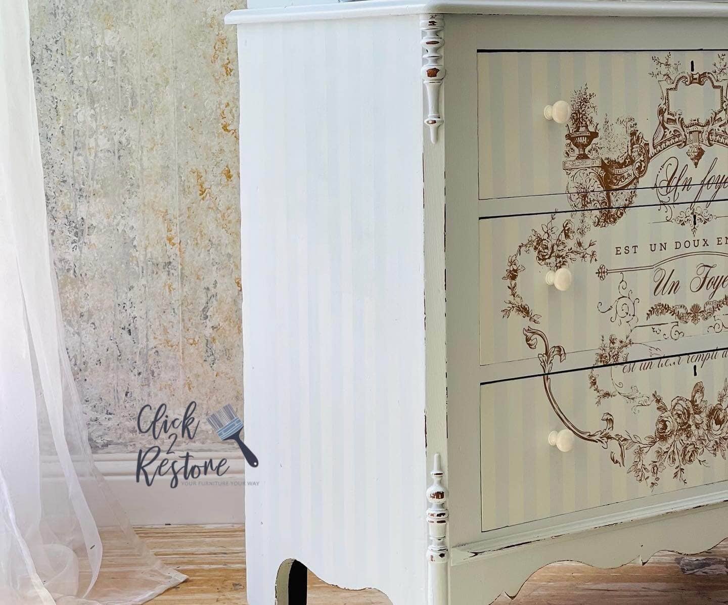 MudPaint - Wholesale Paint Set - Suede Blue - MudPaint Clay Furniture Paint8