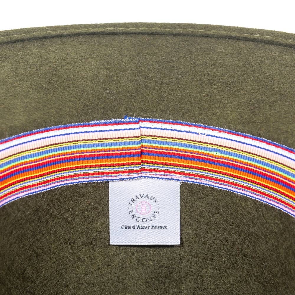 TRAVAUX EN COURS... - Wholesale Fedora - Women's - FELT HAT - leather band, sewn brim42