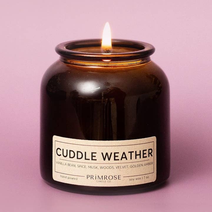 CUDDLE WEATHER for wholesale by Primrose Candle Company