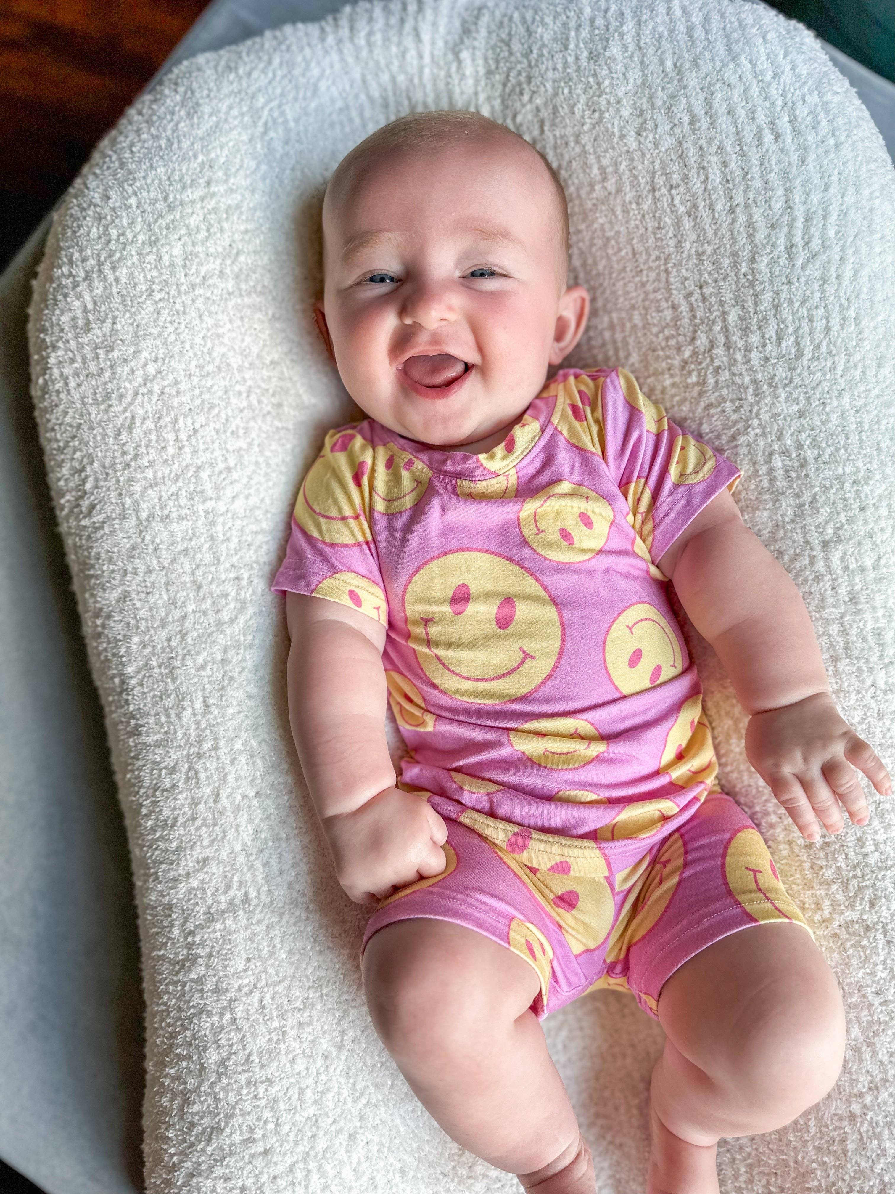 Jensens Jammies - Wholesale Sleepwear Set - Kids - Pink Lemonade Short Set1