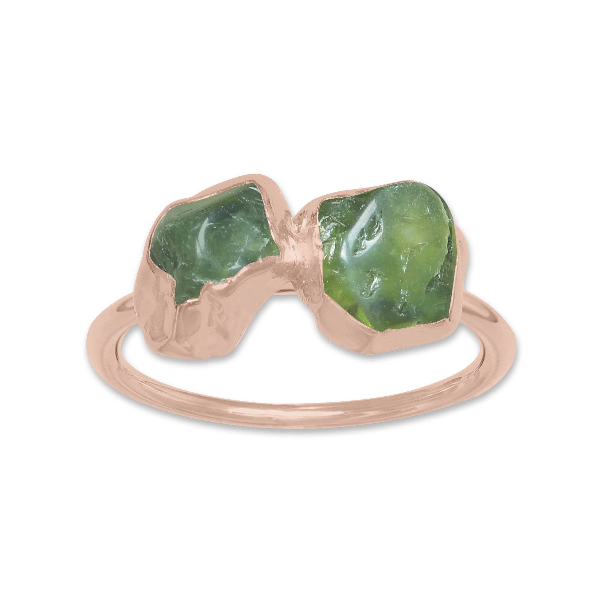 Handmade Jewels - Wholesale Cocktail/Statement Ring - Raw Crystal Ring – Silver, Gold, Rose Gold & Black Rhodium Finish | Natural Stones (Made to Order)10