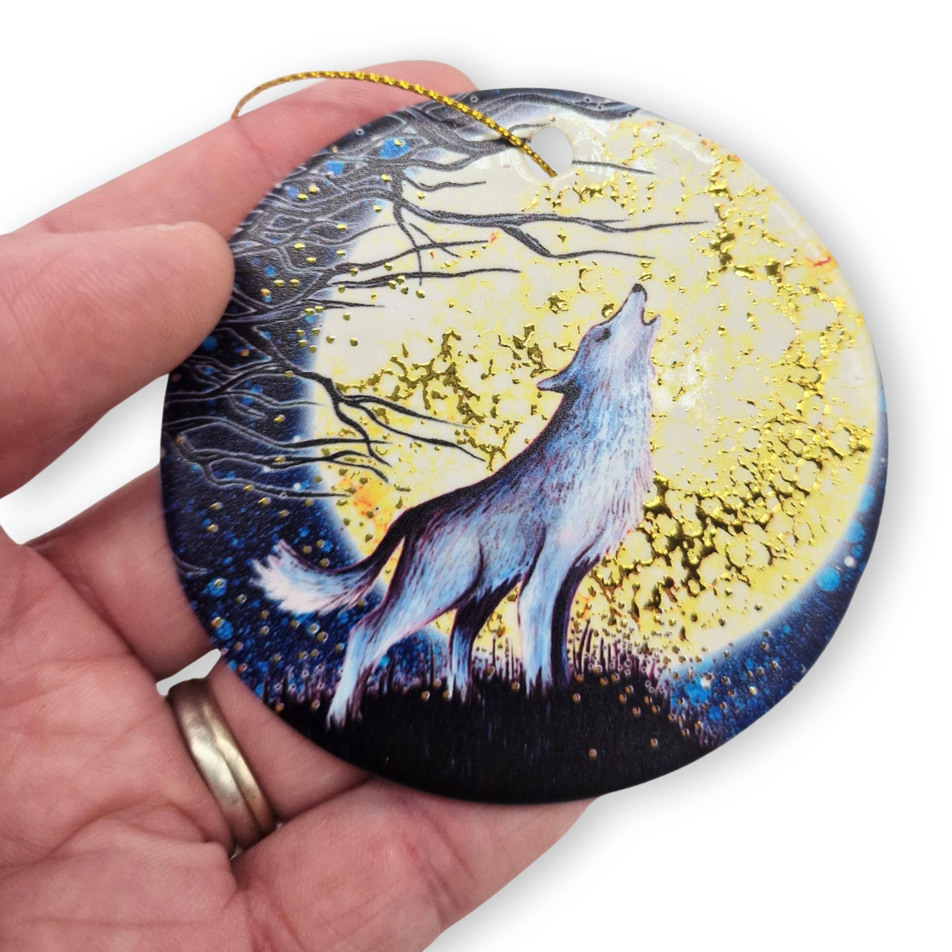 By Jo Crafts – wholesale Christmas decoration – Wolf & Bear Tree Hanging Decoration4