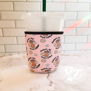 Starbucks Coffee Cup Cozy Iced Coffee Cozy Coffee Lover Gifts Cold Brew  Coffee 