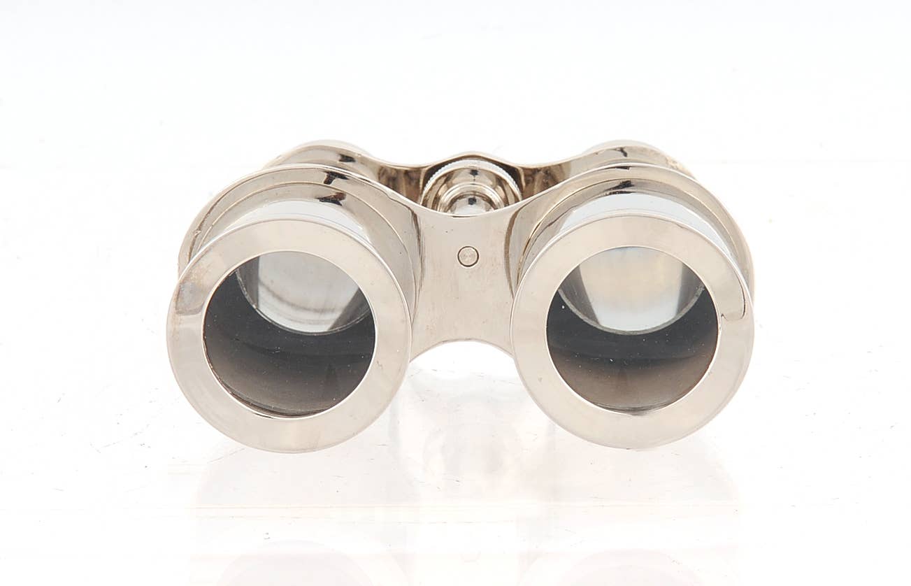 HomeRoots - Wholesale Binoculars - 5" Brass Aluminum Hand Painted Binocular Tabletop Sculpture0