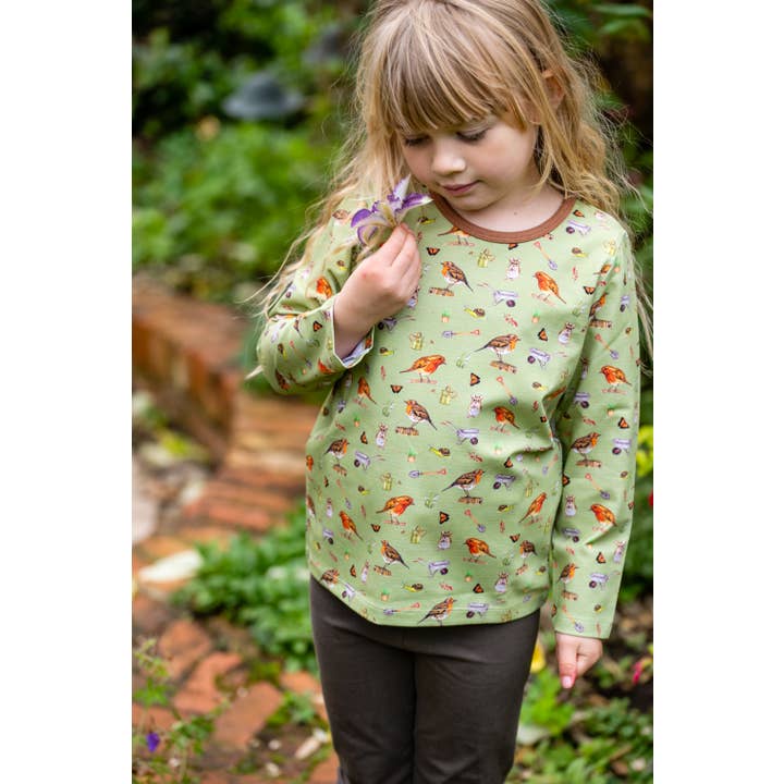 Haut Little Robin en Olive pour la vente par JECO