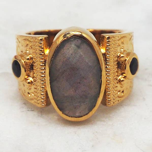 Damenring NCR399L mit Halbedelsteinen für den Großhandel von NIIKI PARIS