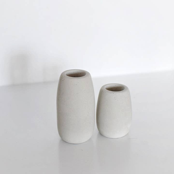Minimalistic Candle Holders, set of two for wholesale by Planet Y