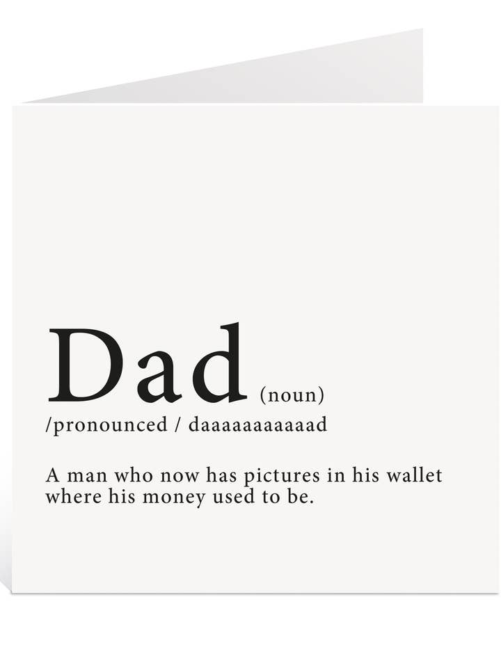 Funny Card for Dad for wholesale by Creationery
