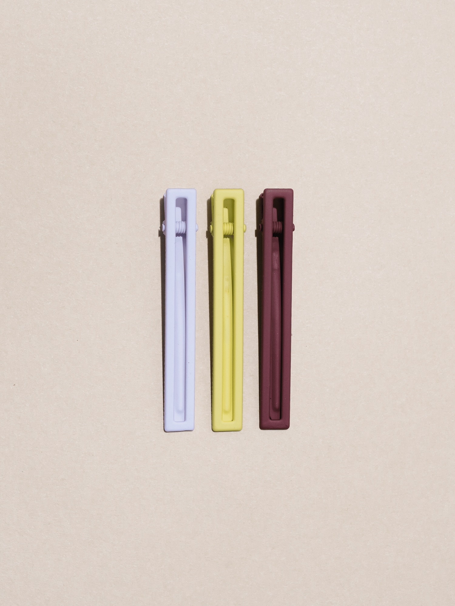 NAT + NOOR - Venta al por mayor Conjunto de accesorios para el pelo - Mujer - Set de 3 clips para cabello estilo aligator Yarrow en colores surtidos10