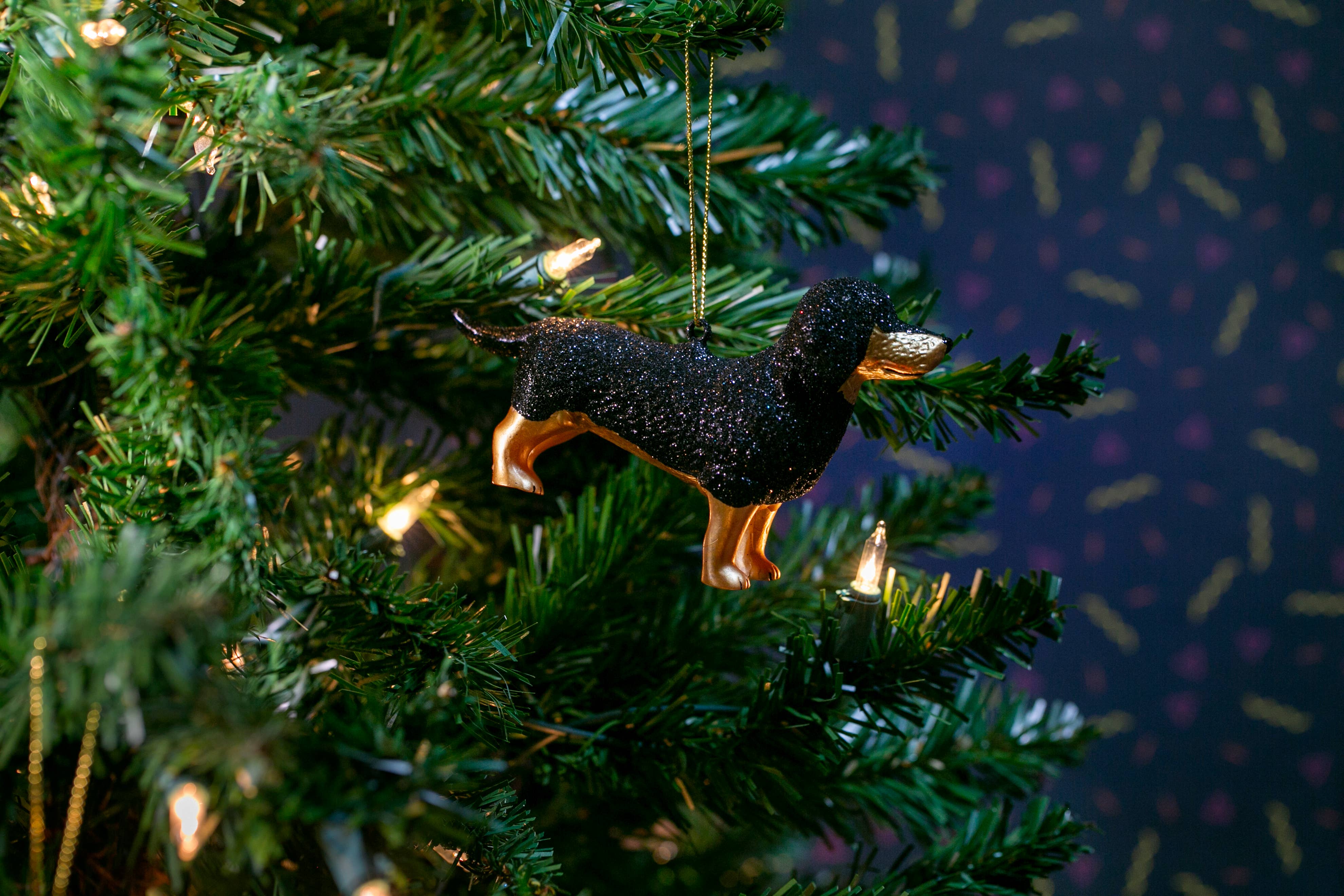 Party Rock Ornaments - Wholesale Ornament - Party Rock | Dachshund Glass Ornament1