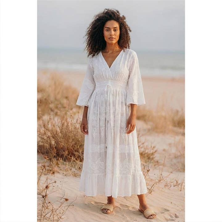 Isla Bonita By SIGRIS Long Midi Dress 38889 for wholesale by Isla Bonita By Sigris