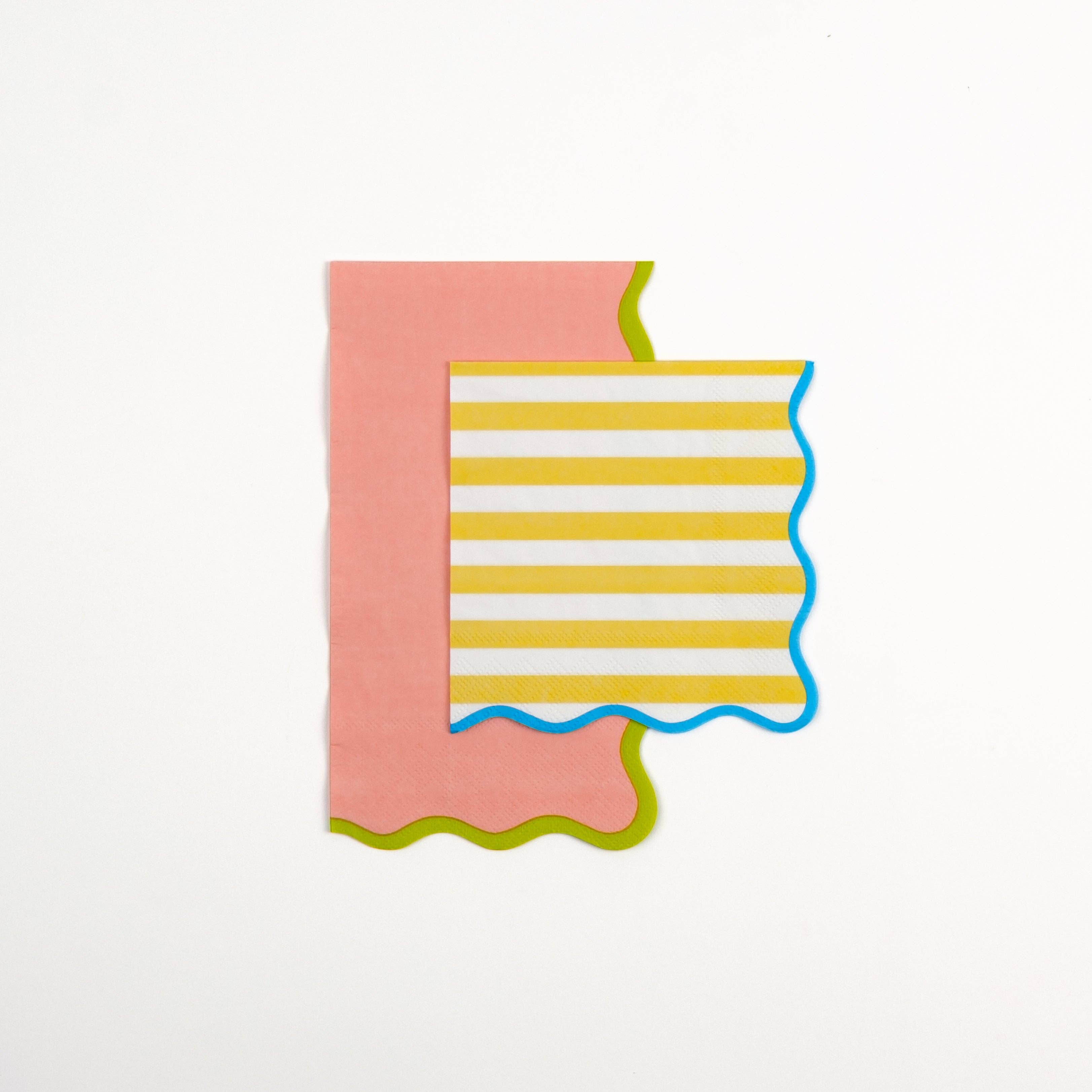 Gatherings by Curated Paperie - Wholesale Wegwerpservet - SUM25-CN4- Zomerplezier Drankservetten5