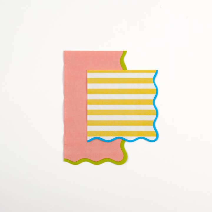 Gatherings by Curated Paperie - Wholesale Wegwerpservet - SUM25-CN4- Zomerplezier Drankservetten5