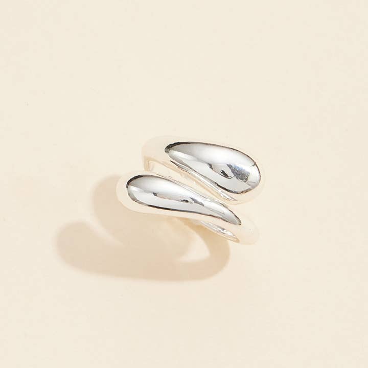 Frem - Wholesale Cocktail/Statement Ring - Modern Wraparound Statement Ring for Bold Minimalist Style