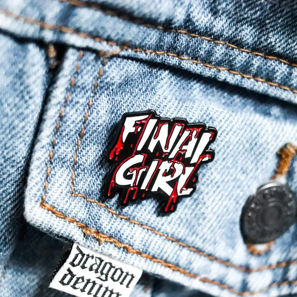 Dragon Denim - Wholesale Lapel Pin/Button - Final Girl Enamel Pin0