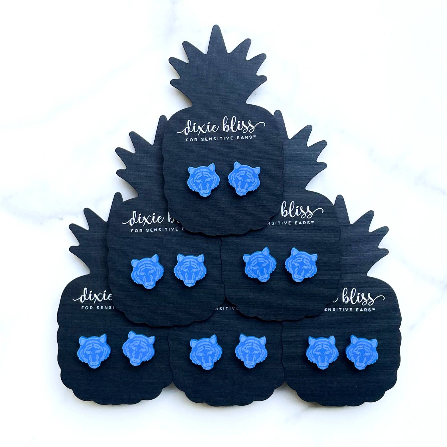 Dixie Bliss - Wholesale Stud/Post Earrings - Tigers- 8 colors!7