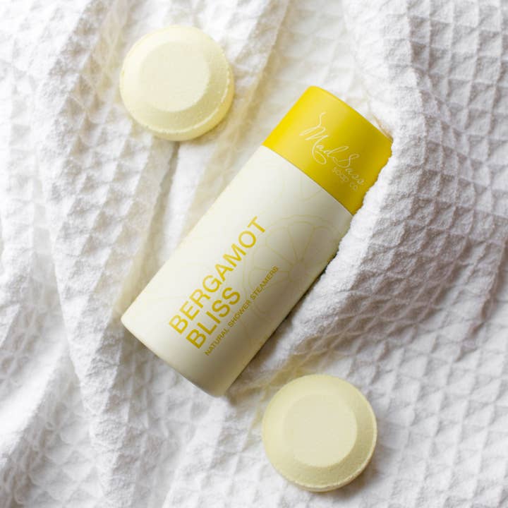 Mad Sass Soap Co - Wholesale Shower Steamer/Bomb - Bergamot Bliss (Pack of 5) - Shower Steamers5