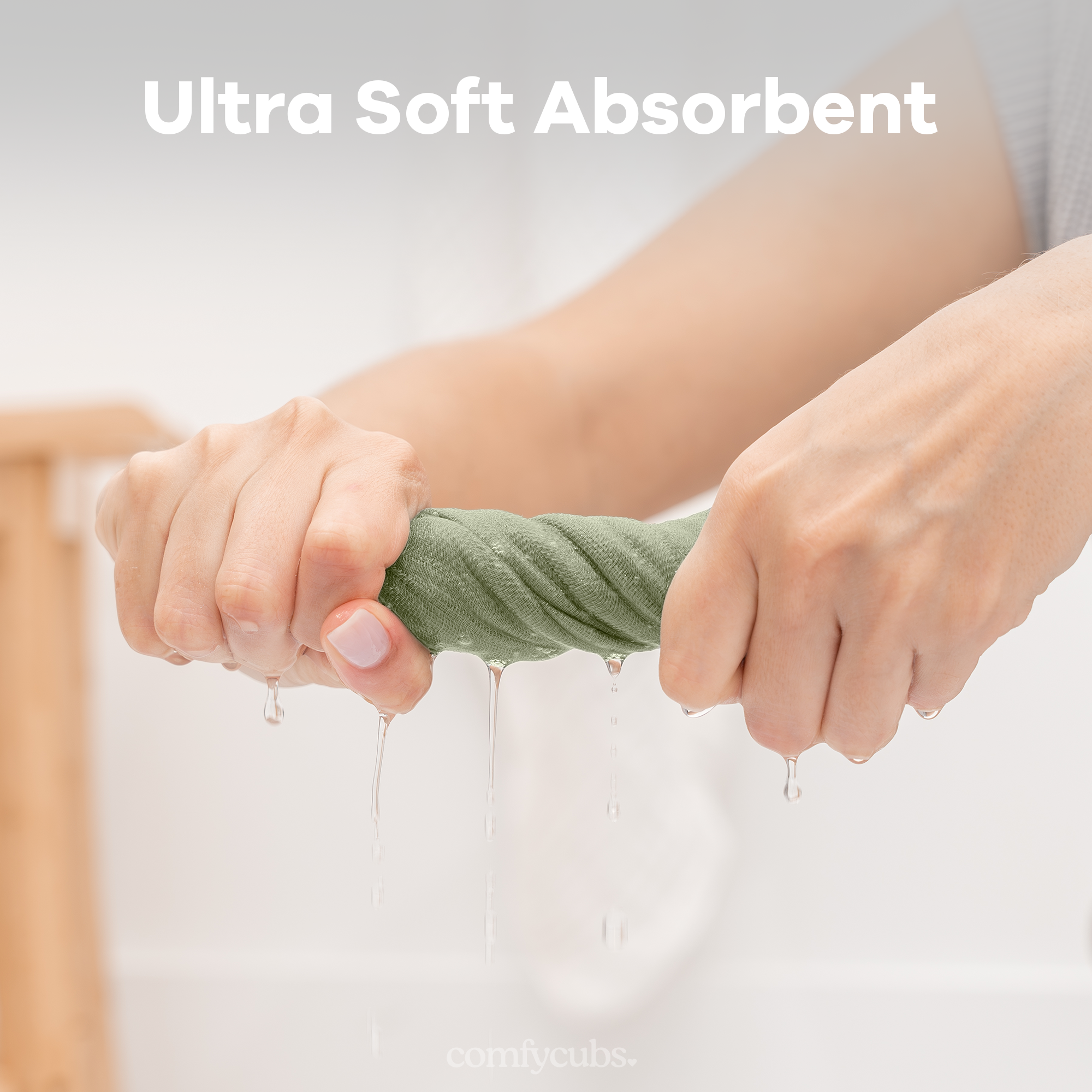 Comfy Cubs – wholesale Wash cloth – Child & baby – Muslin Baby Washcloths, Soft 10"x10" Cotton by Comfy Cubs21