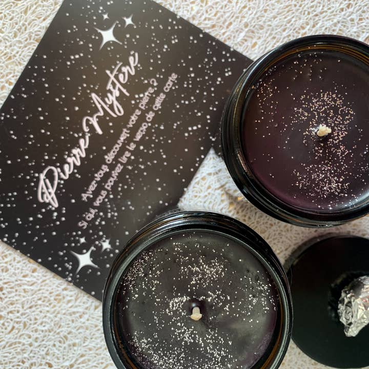Lusee Bougies - Wholesale Jar/Filled Candle - Pierre Candle "Mystery" -Hawthorn Vanilla Patchouli9