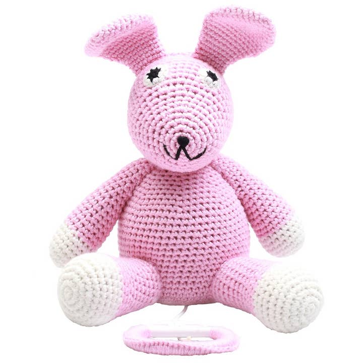 Music Box - Lyserød Kanin for engroshandel hos natureZOO of Denmark