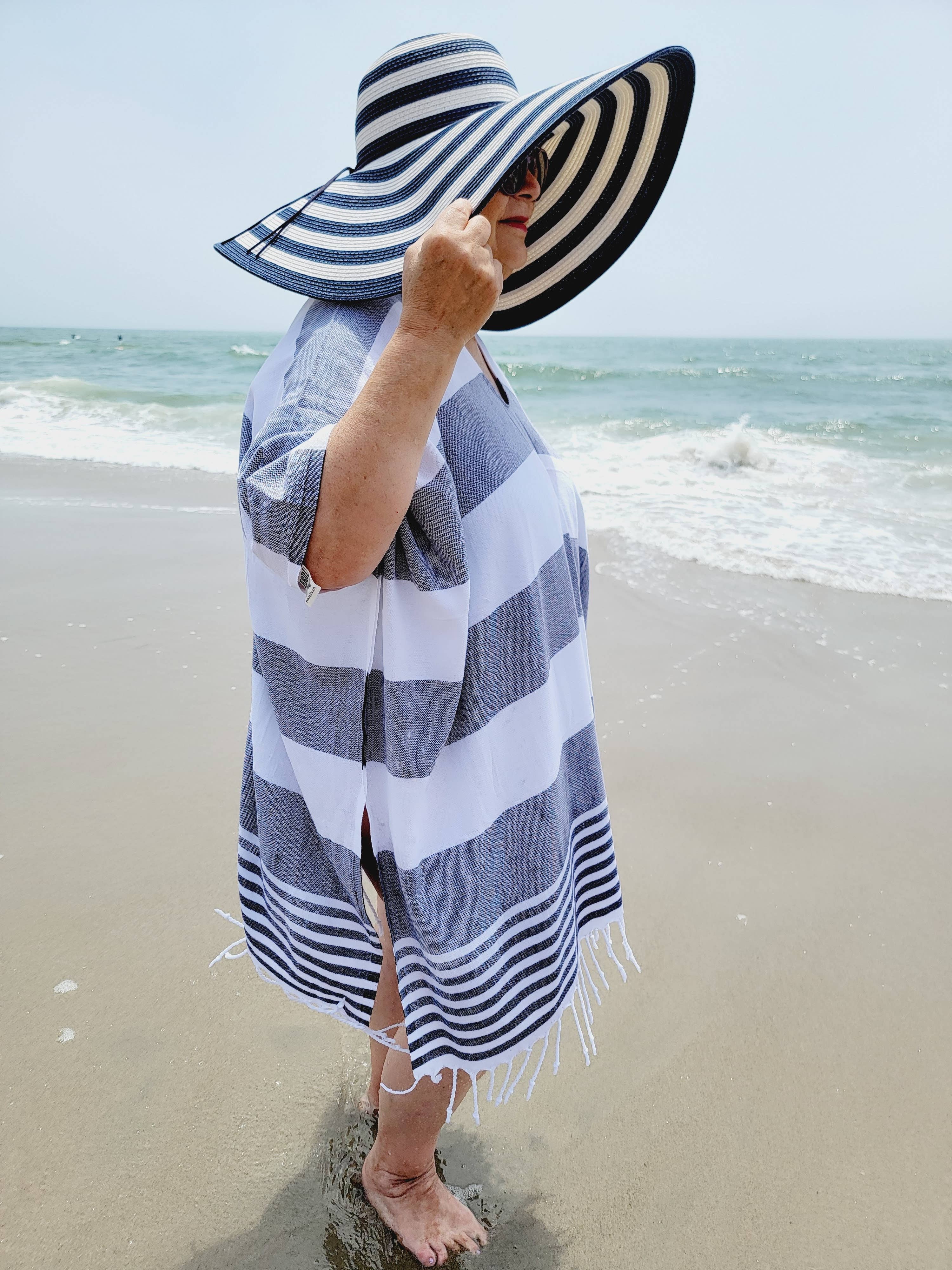 EBRU Home – Engroshandel Strandbadekåbe – Dame – Strandkjole, Stranddække, Håndlavet Lys betræk6