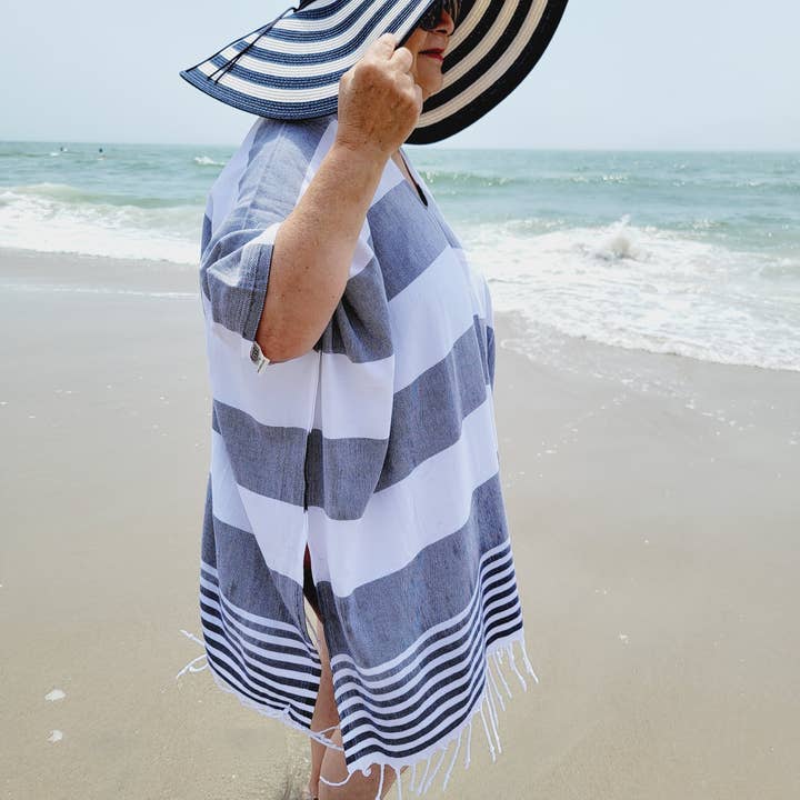 EBRU Home – Engroshandel Strandbadekåbe – Dame – Strandkjole, Stranddække, Håndlavet Lys betræk6