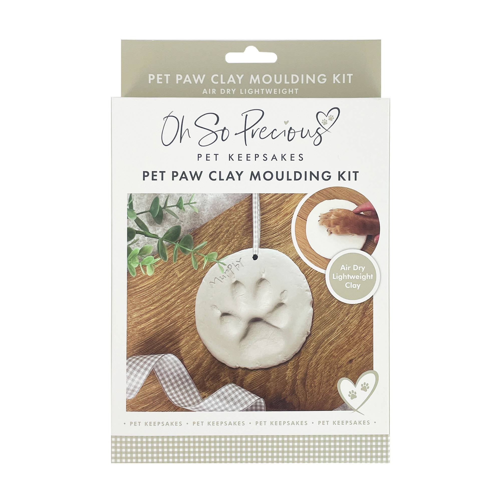 The Lovely Gift Group - Wholesale DIY Craft Kit - Clay Pet Paw Impression Moulding Kit6