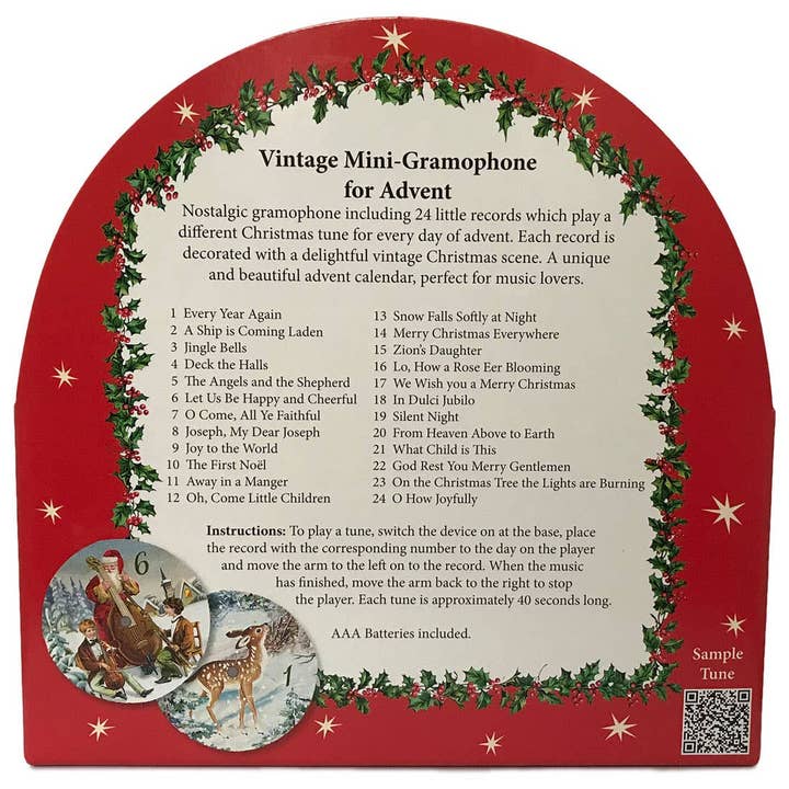 Alison Gardiner US - Wholesale Christmas Decoration - Vintage Gramophone Christmas Carols At Night Gramophone1