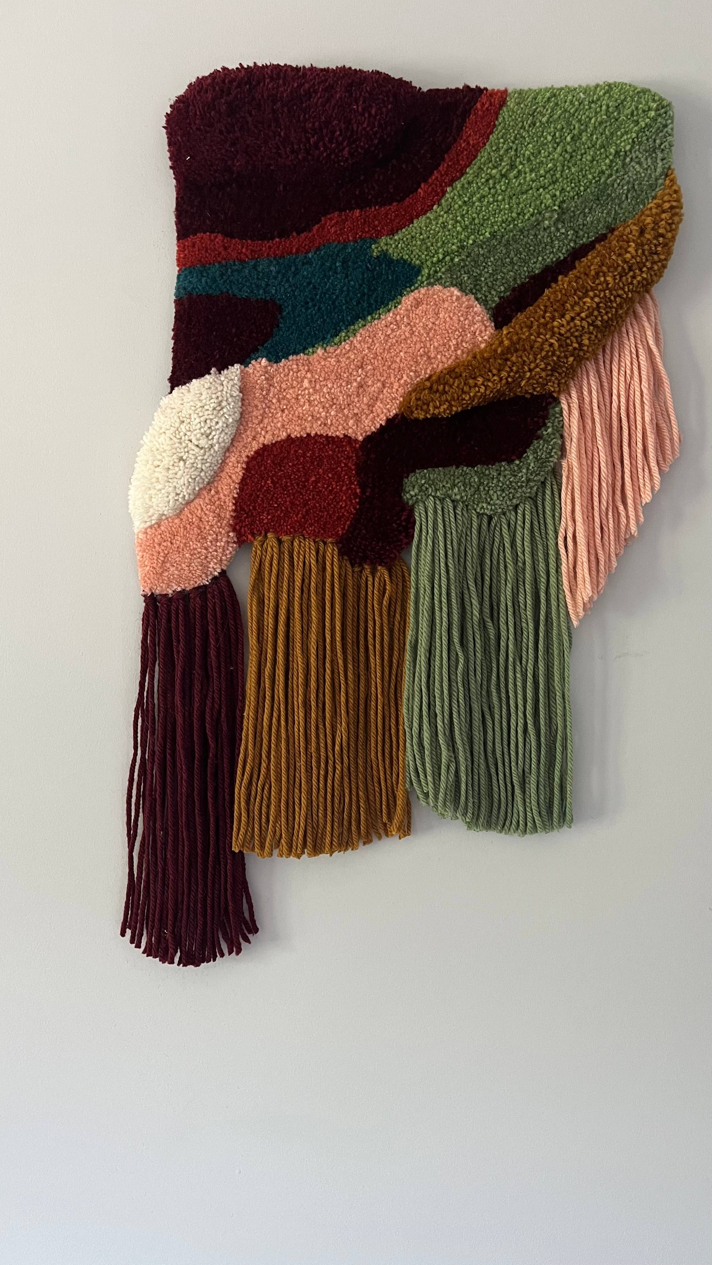 Josi Saboia fiber artist - Wholesale Dimensionele/3D-muurkunst - Desert Dune getuft wandtapijt5