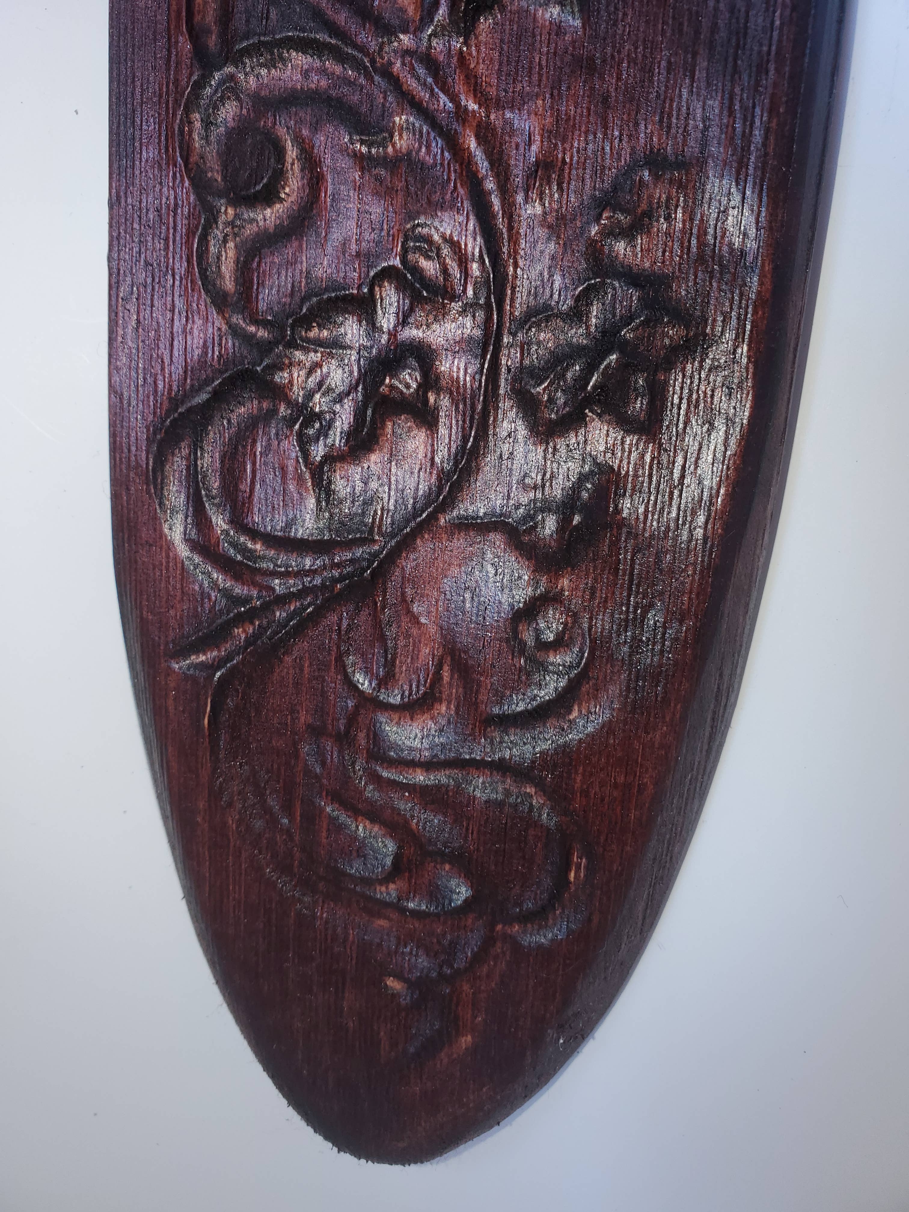 Red Mahogany Wood Grape Vine Wall Décor | Rustic Vineyard Art | Vinyard-Themed Home Decor for wholesale on Faire3