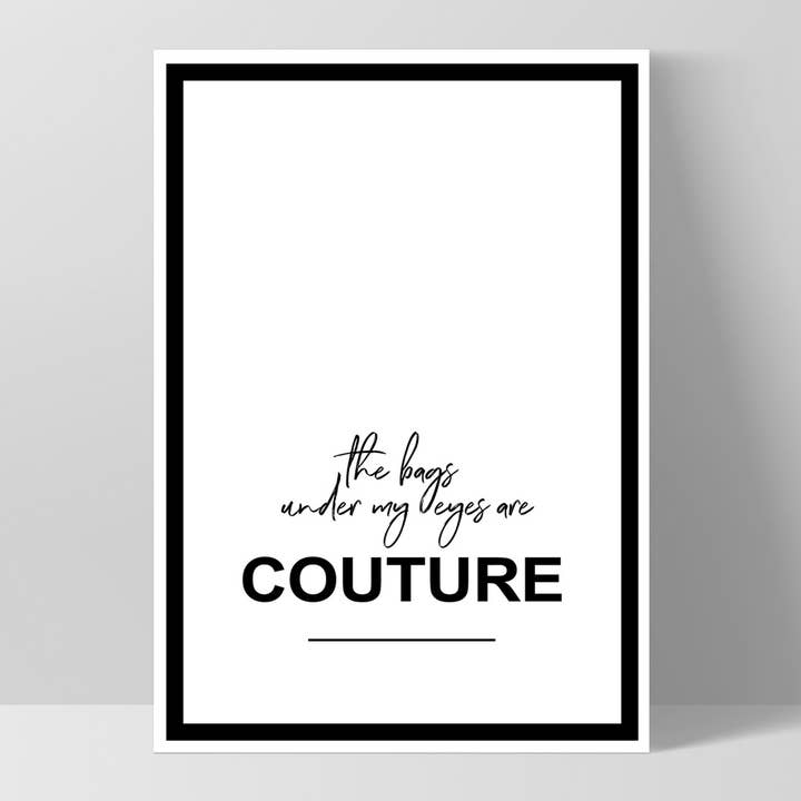 Designer Quote Typography Print. The Bags Under My Eyes Art and other Purchase Wholesale pre owned designer bags. Free Returns & Net 60 Terms on Faire trending on Faire.