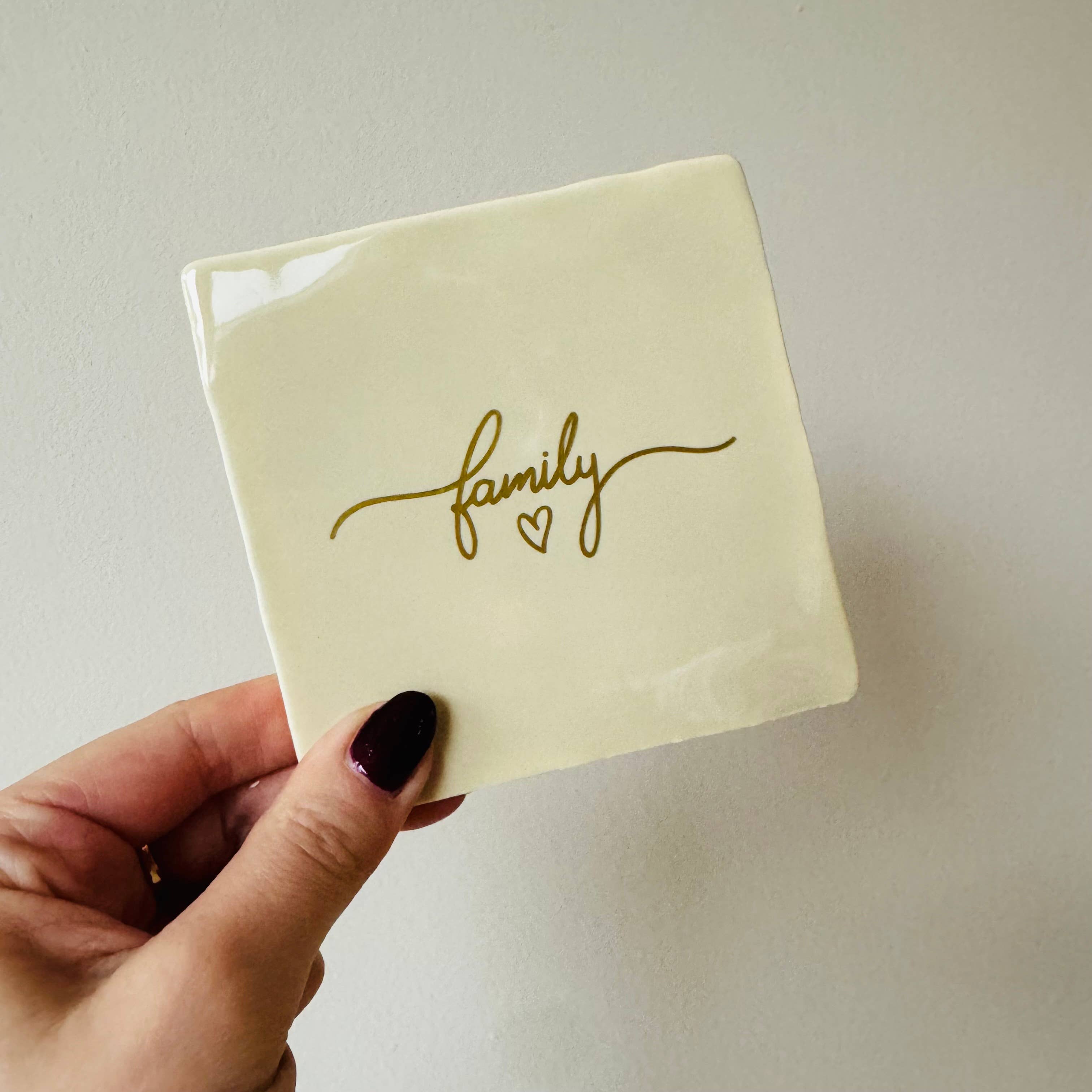 Bibi Kidz - Vente Décorations de table - Carreau decoratif « family »0