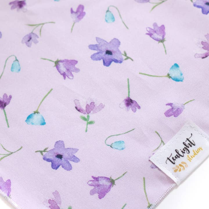 Watercolor Flowers Bandana for wholesale by Tealight Studios