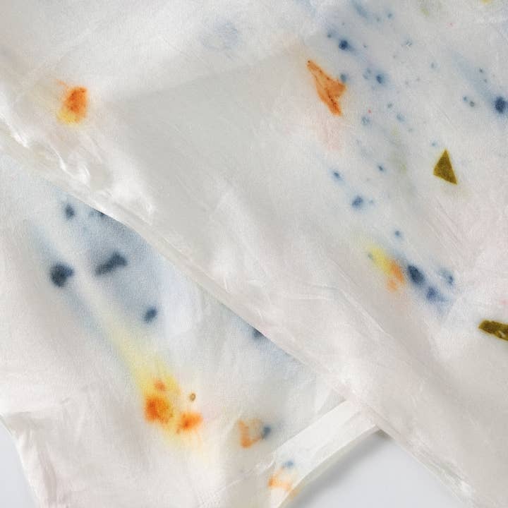 DYE KWEEN - Wholesale Bedding Pillowcase/Sham - Abstract Botanically Dyed Silk Pillowcase14