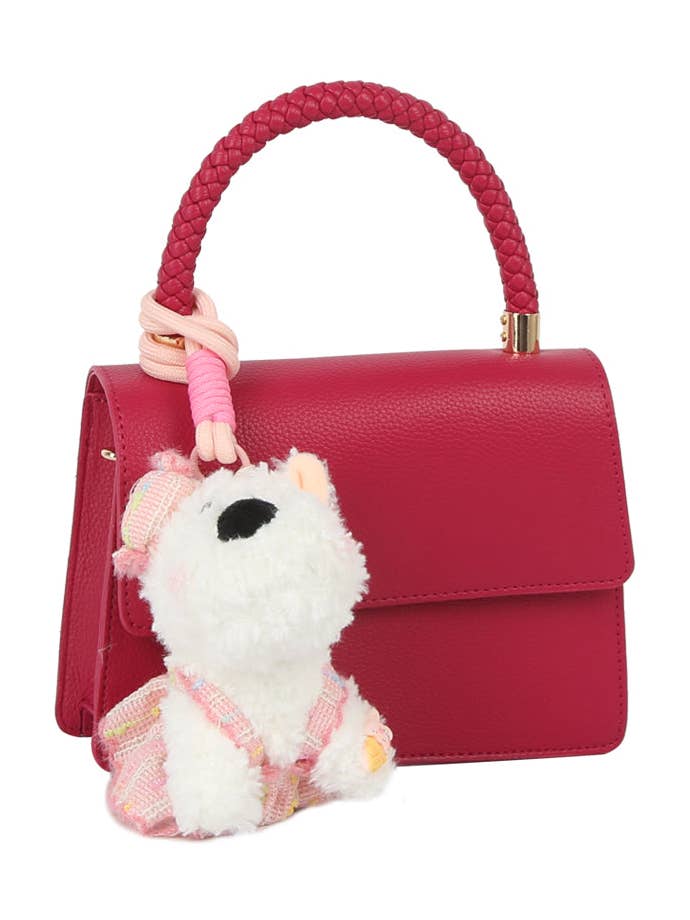 Schoudertas met Bovenhandvat en Dierlijke Bedel voor wholesale door HR CORP