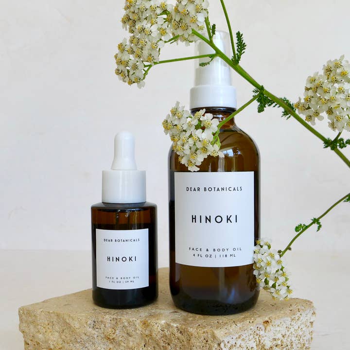 Hinoki Gesichts- und Körperöl für den Großhandel von Dear Botanicals